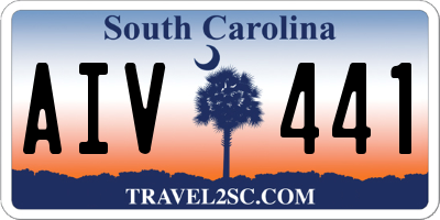 SC license plate AIV441
