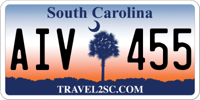 SC license plate AIV455