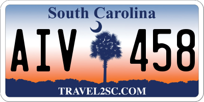 SC license plate AIV458