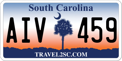 SC license plate AIV459
