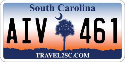 SC license plate AIV461