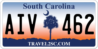 SC license plate AIV462