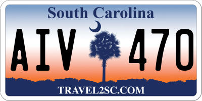 SC license plate AIV470