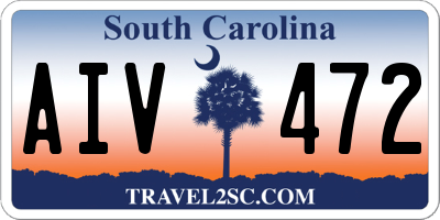 SC license plate AIV472