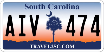 SC license plate AIV474