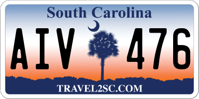 SC license plate AIV476