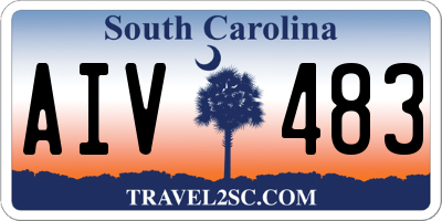 SC license plate AIV483