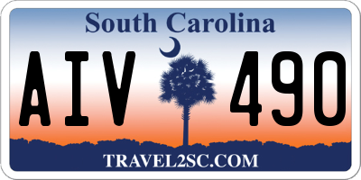 SC license plate AIV490