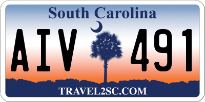 SC license plate AIV491