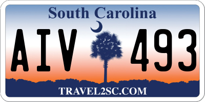 SC license plate AIV493