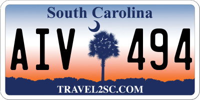 SC license plate AIV494