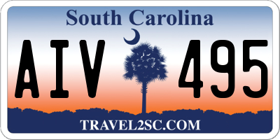 SC license plate AIV495