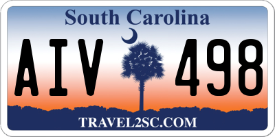 SC license plate AIV498