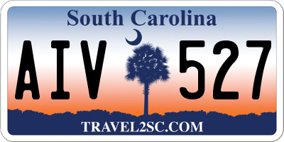 SC license plate AIV527