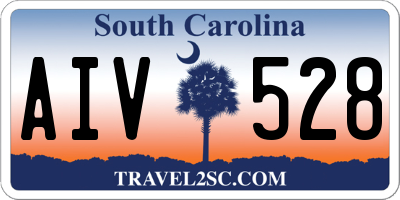 SC license plate AIV528