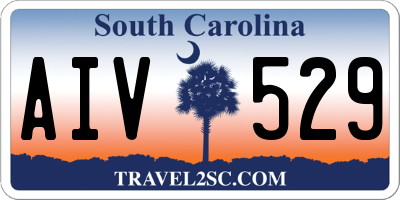 SC license plate AIV529