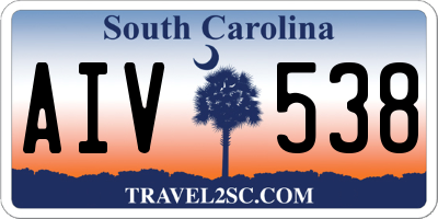 SC license plate AIV538