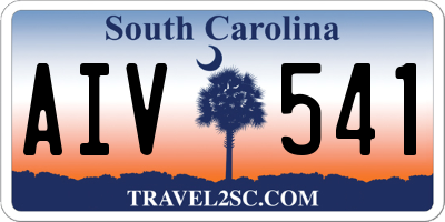 SC license plate AIV541