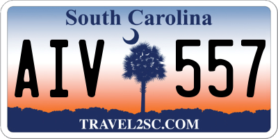 SC license plate AIV557