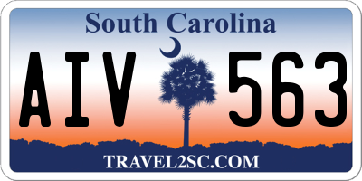 SC license plate AIV563