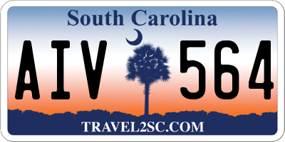 SC license plate AIV564