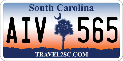 SC license plate AIV565