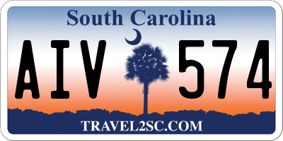 SC license plate AIV574