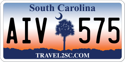 SC license plate AIV575
