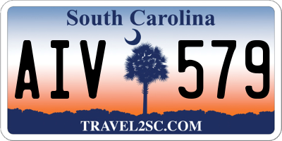 SC license plate AIV579