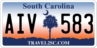 SC license plate AIV583