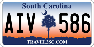 SC license plate AIV586