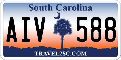SC license plate AIV588
