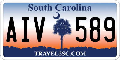 SC license plate AIV589