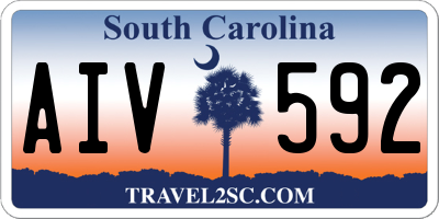SC license plate AIV592