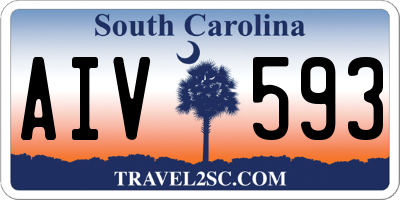 SC license plate AIV593