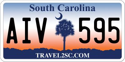 SC license plate AIV595