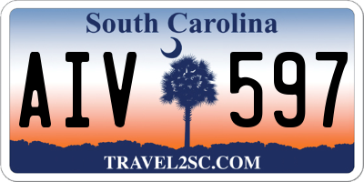 SC license plate AIV597