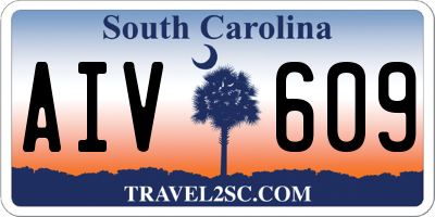 SC license plate AIV609