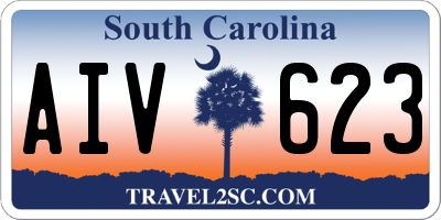 SC license plate AIV623