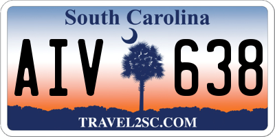 SC license plate AIV638
