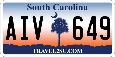 SC license plate AIV649