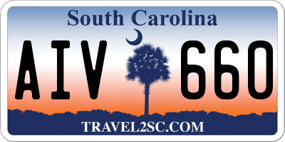 SC license plate AIV660