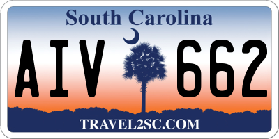 SC license plate AIV662