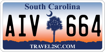 SC license plate AIV664