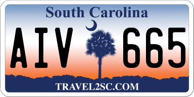 SC license plate AIV665