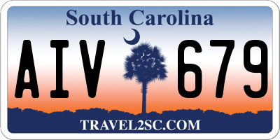 SC license plate AIV679