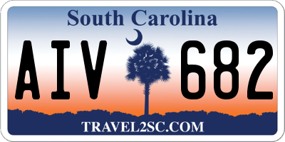 SC license plate AIV682