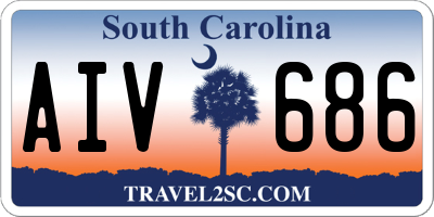 SC license plate AIV686
