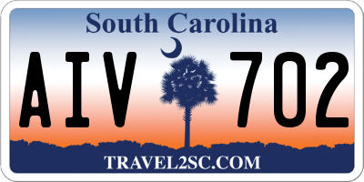 SC license plate AIV702