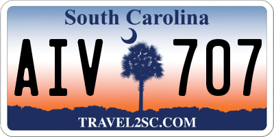 SC license plate AIV707